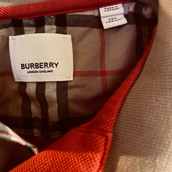 Youth Burberry Shirt - Picture 4 of 5